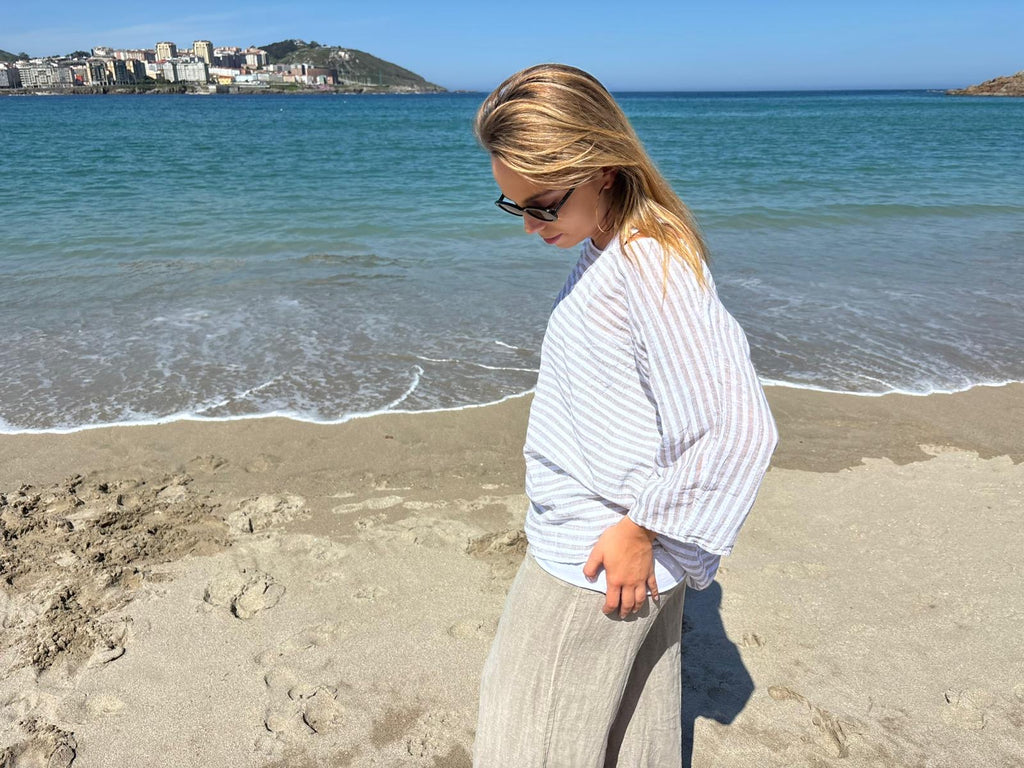 LINEN COTTON BLOUSE