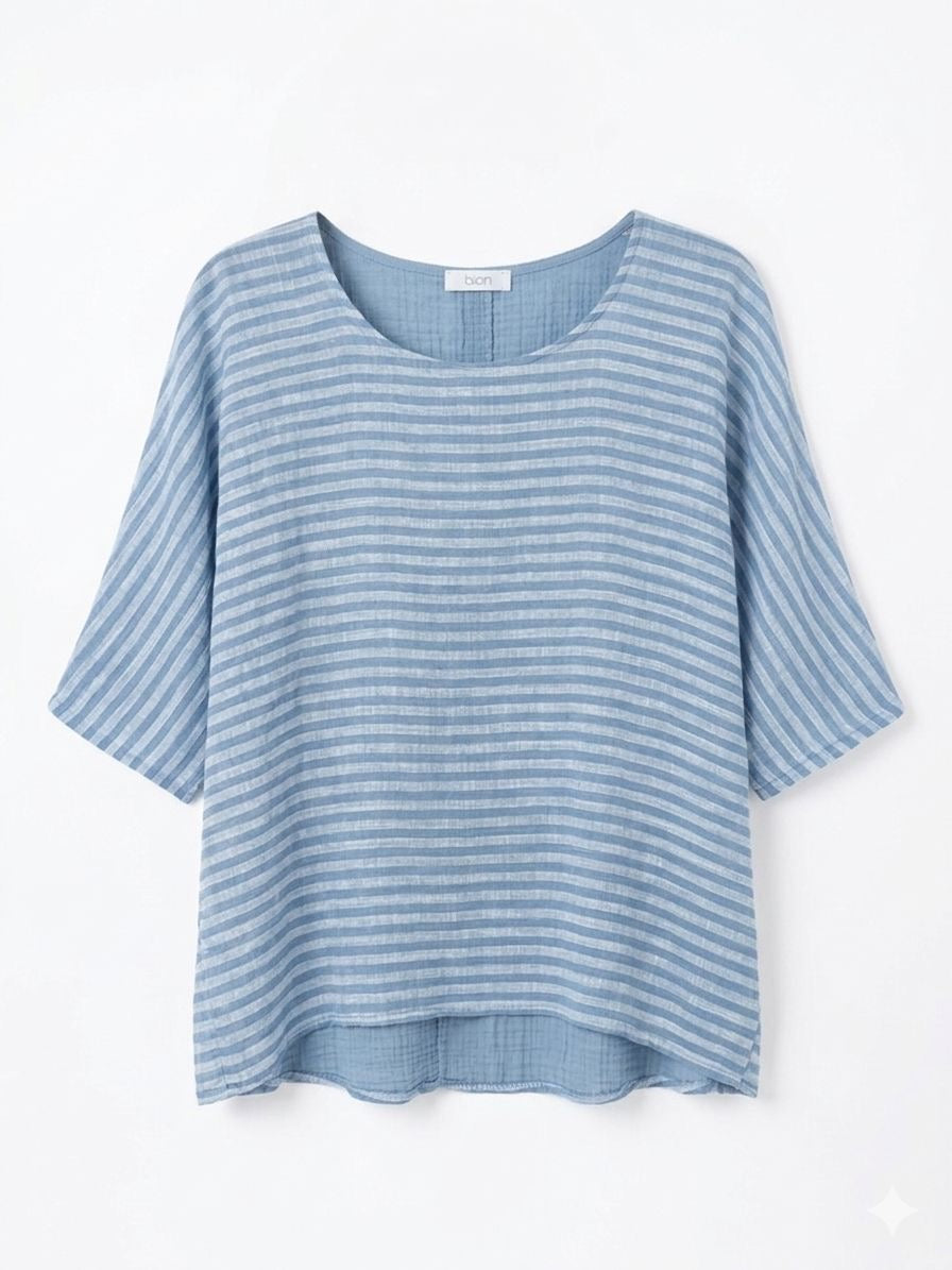 LINEN COTTON BLOUSE