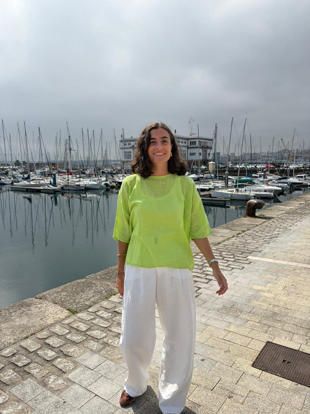LINEN COTTON BLOUSE