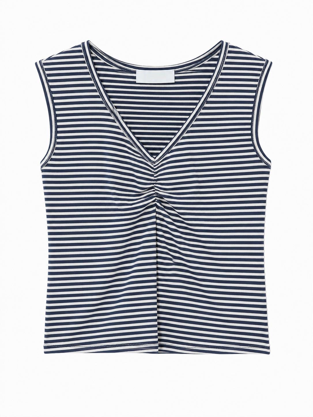 LINE SHORT V-NECK T-SHIRT