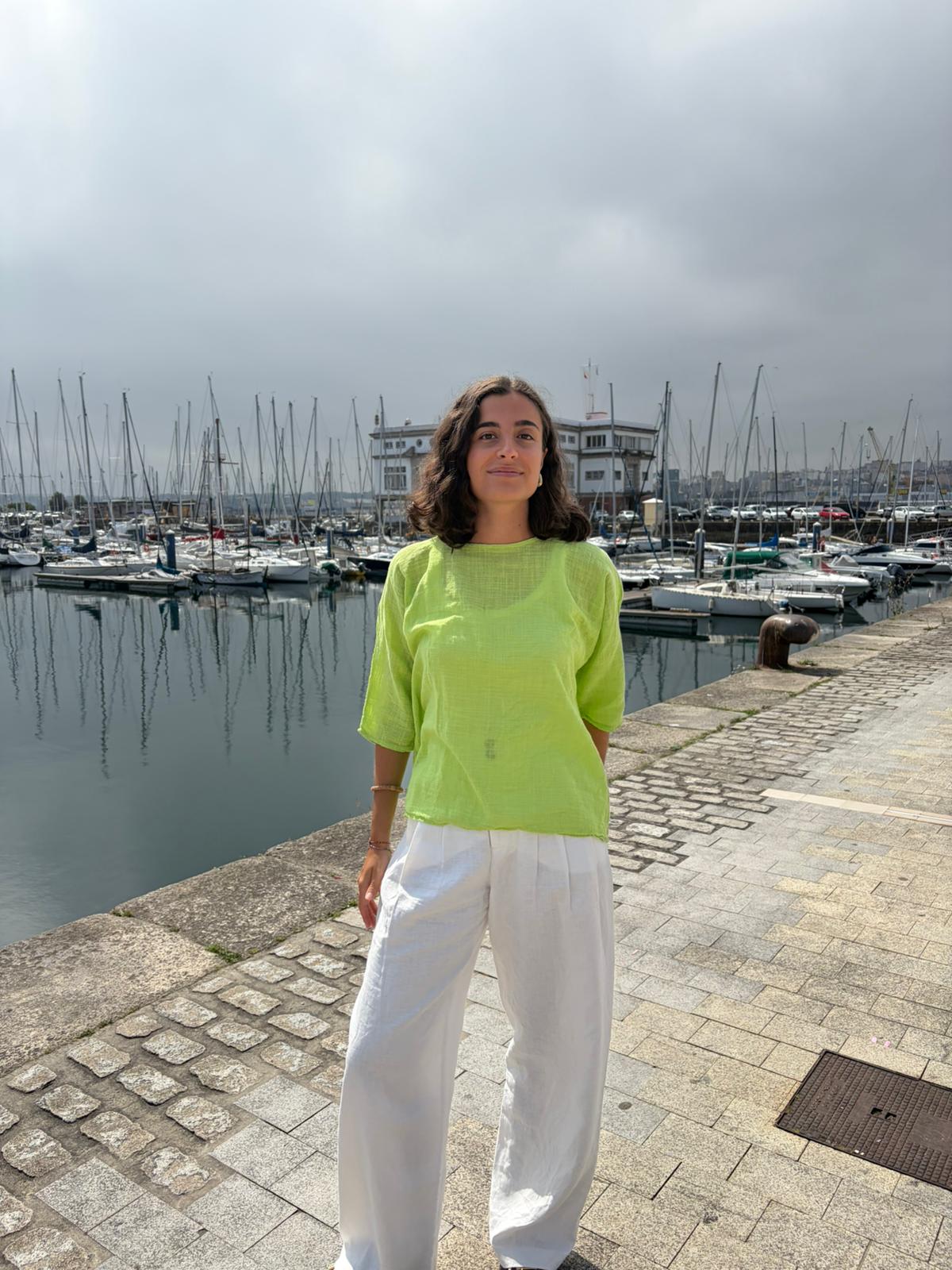LINEN COTTON BLOUSE