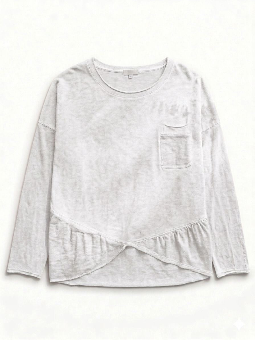 WASHED COTTON  T-SHIRT