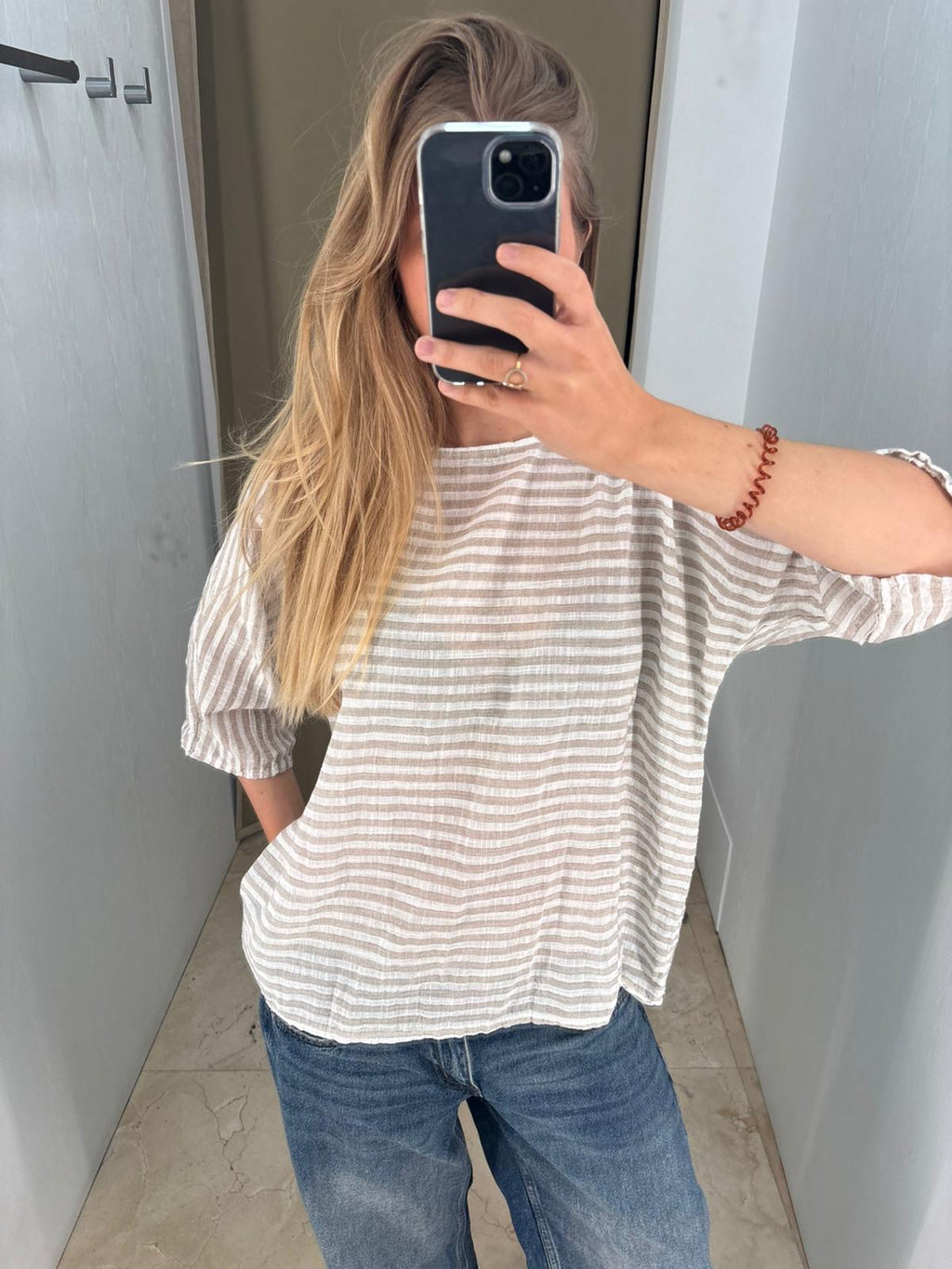 LINEN COTTON BLOUSE