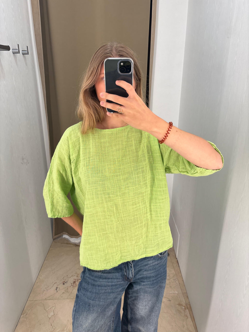 LINEN COTTON BLOUSE