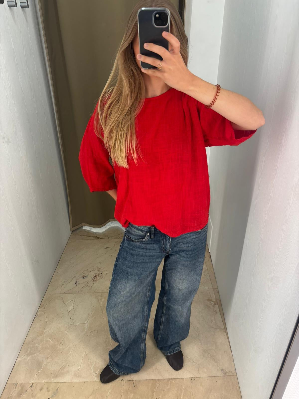 LINEN COTTON BLOUSE