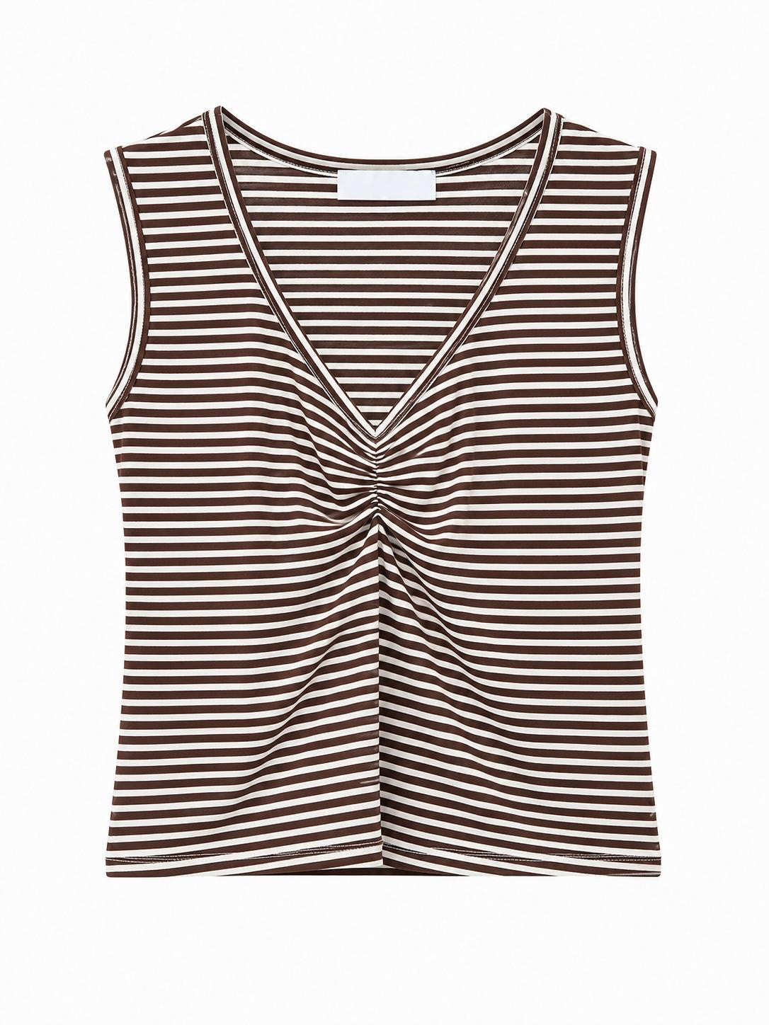 LINE SHORT V-NECK T-SHIRT