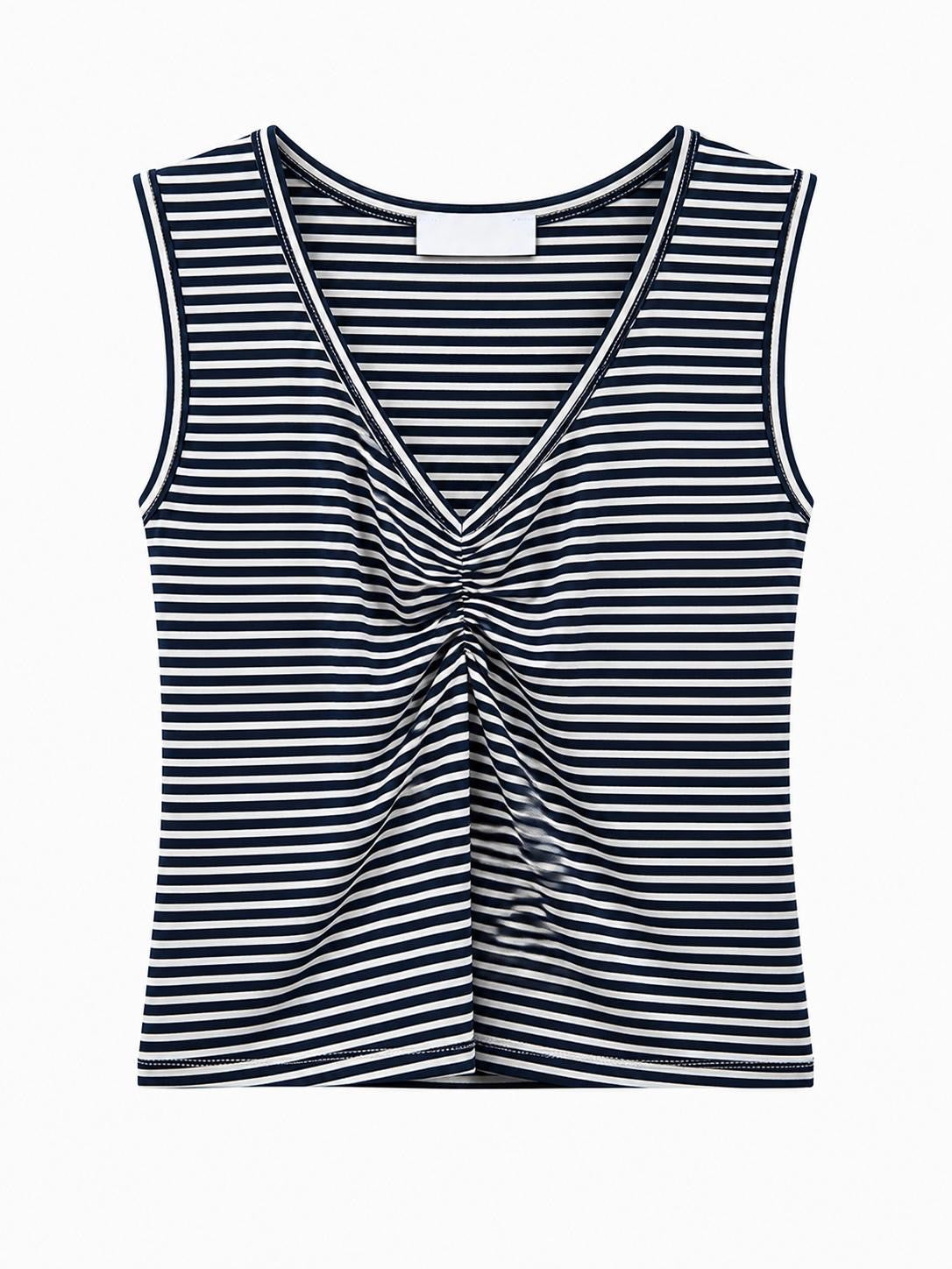 LINE SHORT V-NECK T-SHIRT