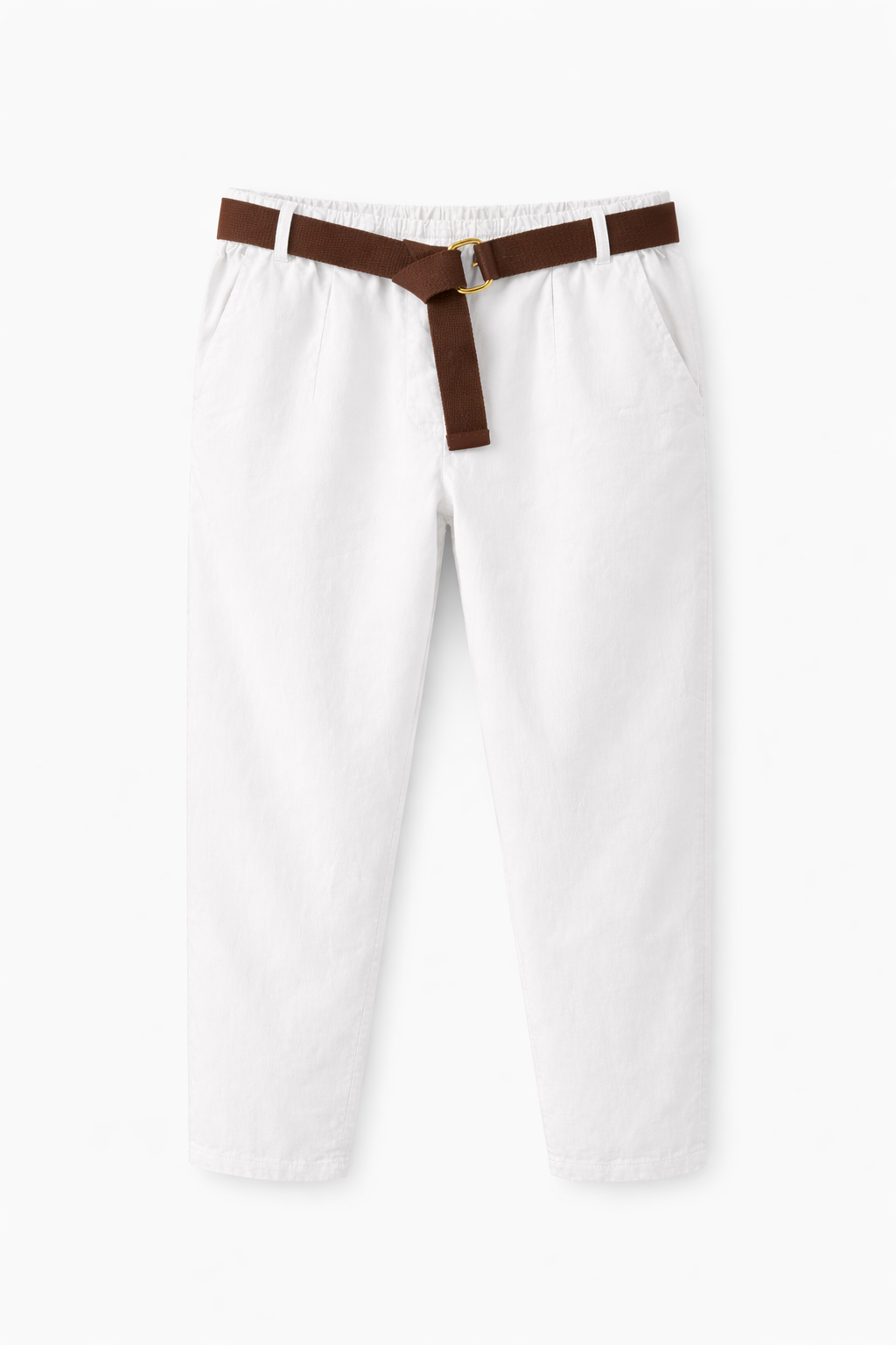 PANTALÓN CON CONTURA FRUNCIDA