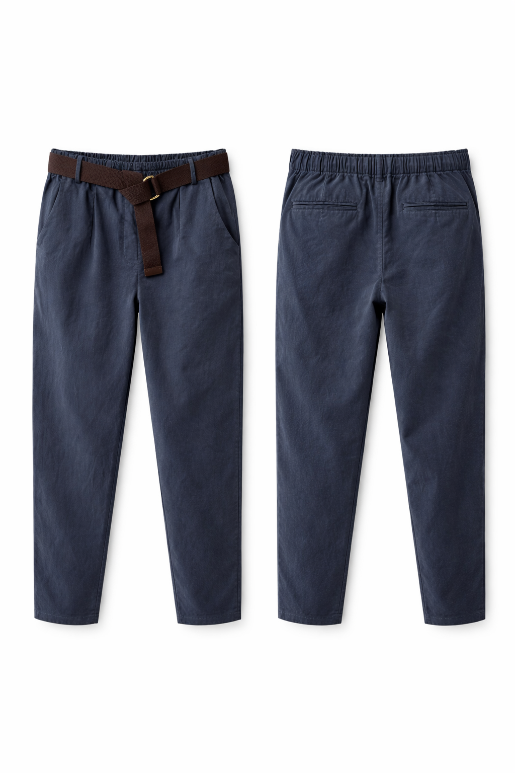 PANTALÓN CON CONTURA FRUNCIDA