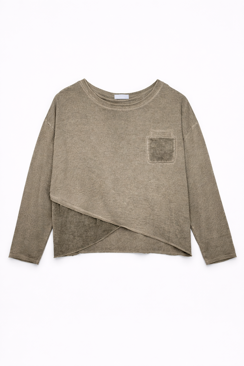 WASHED COTTON  T-SHIRT